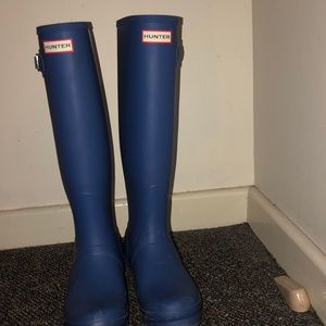 BLUE TALL HUNTER BOOTS